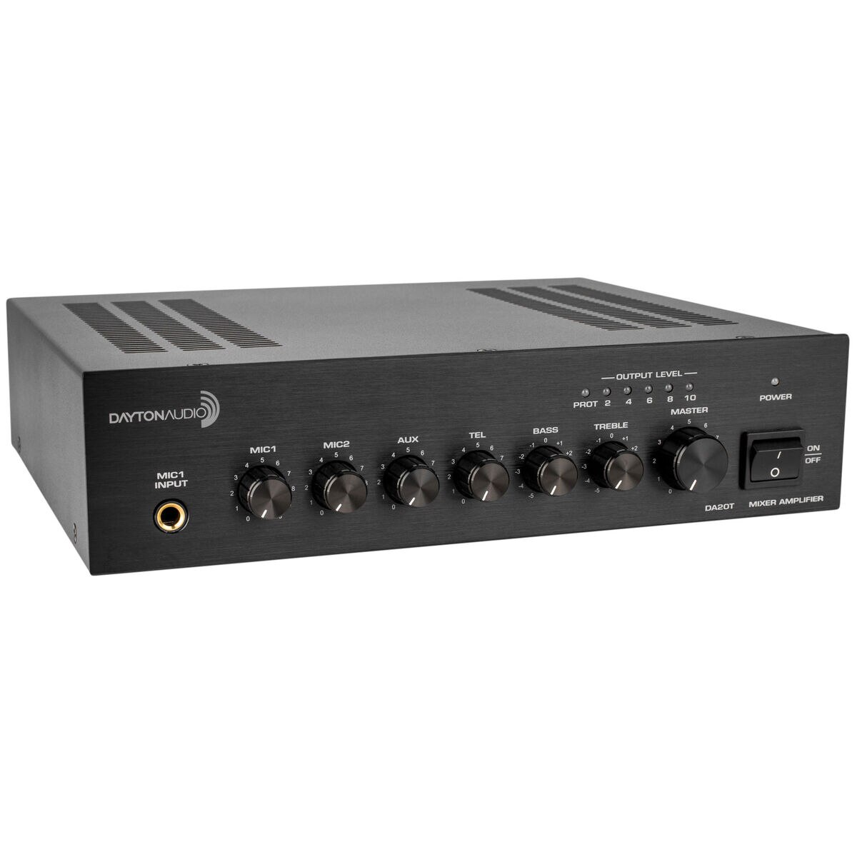 Dayton Audio DA20T 20W Tabletop MixerAmplifier 70V / 100V or 4 Ohm 2